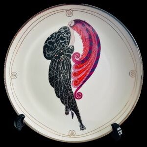 House of Erté “Beauty and the Beast” Collectible Plate
